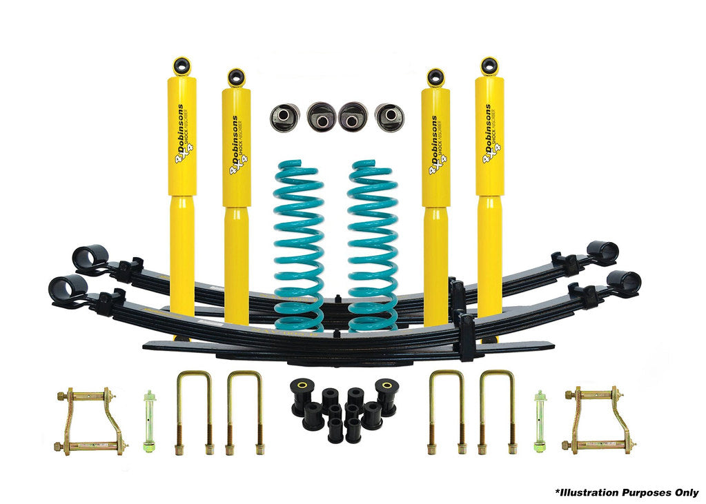 Dobinsons 4x4 3"-4" Suspension Kit for Toyota Landcruiser 78/79 Series - DSSKIT001