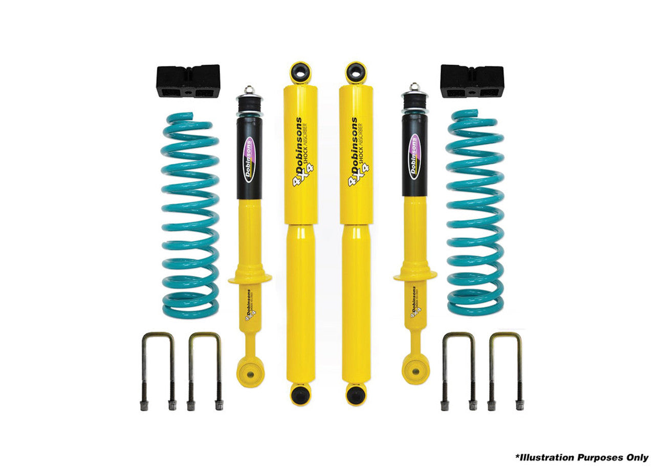 Dobinsons 3" Suspension lift kit Twin Tube Shocks and rear Quick Ride Kit for 2020 and Up Isuzu DMax - DSSKIT7153