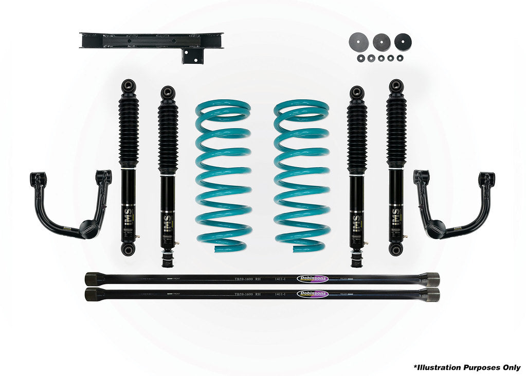 Dobinsons 2.5-3.0" IMS Lift Kit for Toyota Land Cruiser 100 Series / Lexus LX470 1998-2007 - DSSKITIMS75