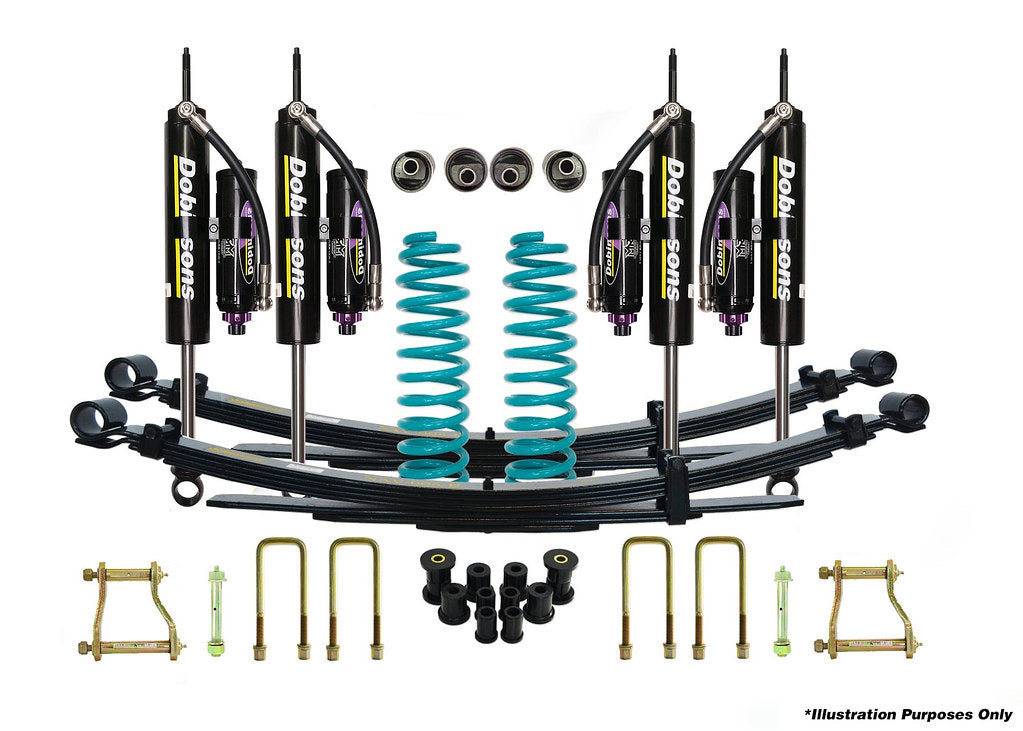 Dobinsons 4x4 3"-4" MRR 3-way adjustable Suspension Kit for Toyota Landcruiser 78/79 Series - DSSKITMRA001