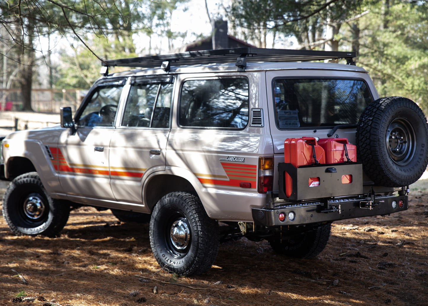 Dobinsons Rear Bumper With Swing Outs for Toyota Landcruiser 60 Series 1986+ Models (BW80-4132)