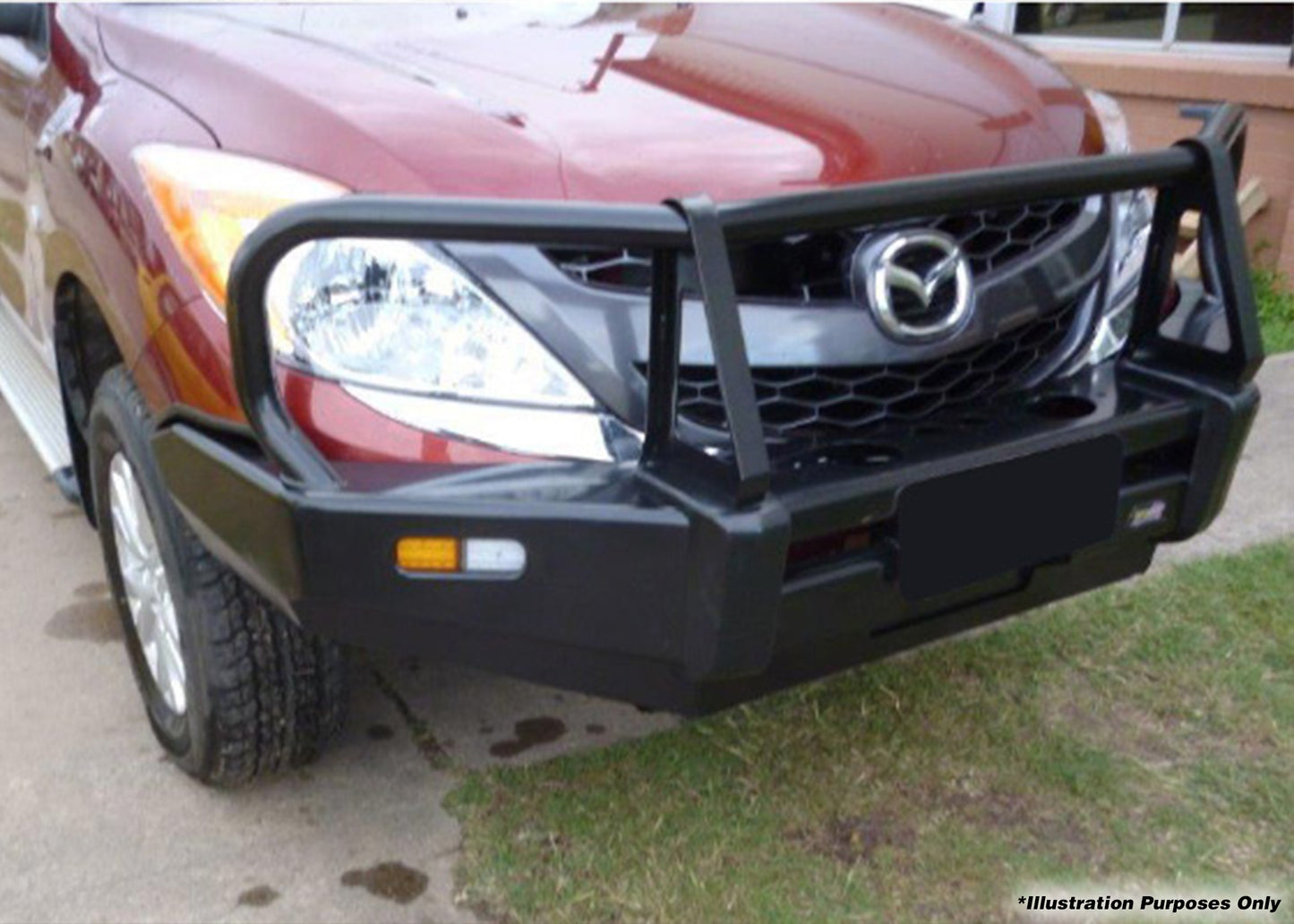 Dobinsons 4x4 Classic Black Bullbar for Mazda BT50 B32P (10/2011 on) (BU39-3530) - BU39-3530