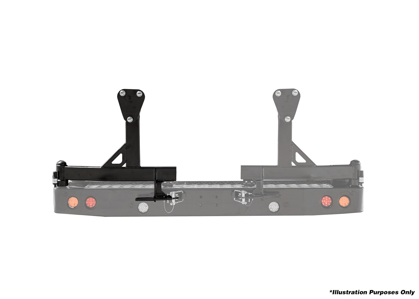 Dobinsons Rear Bumper Left hand tire carrier Toyota Landcruiser 100 Series 1998 to 2007 (4109-LHSARM) - 4109-LHSARM