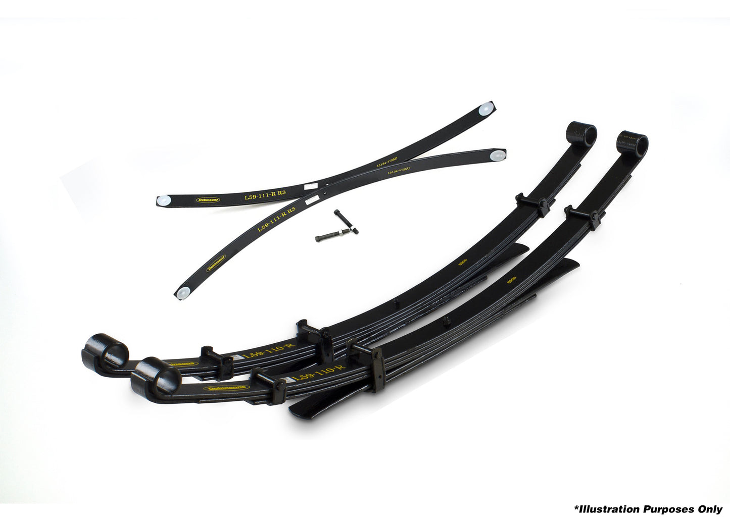 Dobinsons Rear Leaf Spring w/ add a leaf kit FOR TOYOTA LAND CRUISER FJ40 BJ40 1960 TO 1979(TOY-029-R) - TOY-029-R-AAL