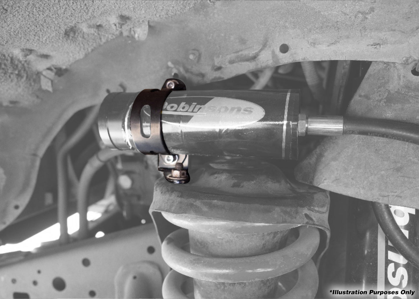 Dobinsons MRR 3-Way Adjustable Reservoir Mount for 1990-1997 Toyota Land Cruiser 80 Series & Lexus LX 450 (RM59-030) - RM59-030