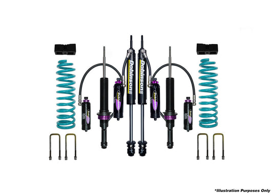 Dobinsons 2-3" MRR 3-Way Adjustable Suspension Kit for Nissan NISSAN Frontier D41 2022 ON QuickRide Rear - DSSKITMRAD41QR