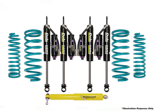 Dobinsons Stock Height Restoration MRR 3-way Adjustable Kit for 1990-97 Toyota Land Cruiser 80 Series - DSSKITMRA2