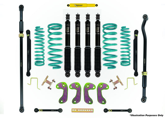 Dobinsons 3.0-4.0" IMS Flexi-Series Long Travel Lift Kit for Toyota Land Cruiser 80 Series - DSSKITIMS0018