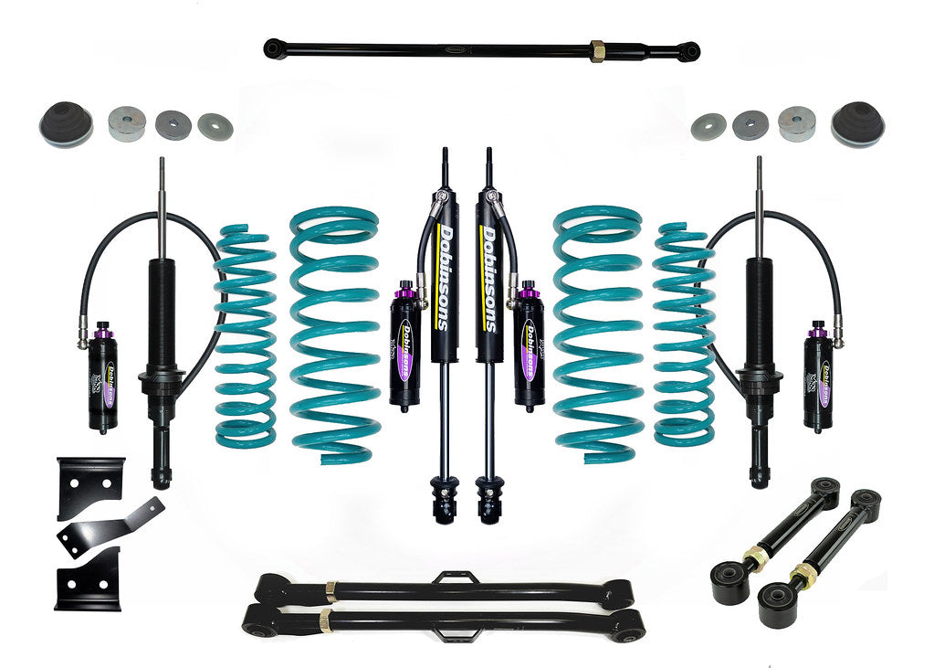 Dobinsons 3-3.5" MRR 3-Way Adjustable Lift Kit For Nissan Navara D23 2014 On - DSSKITMRA1233