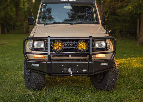 Dobinsons Classic Black Bullbar for Toyota Land Cruiser 70 Series 1985 to 2007 (BU59-3515) - BU59-3515