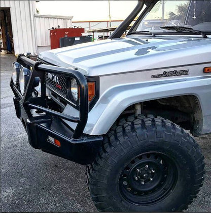 DOBINSONS BULL BAR CLASSIC BLACK FOR TOYOTA LAND CRUISER 70 SERIES 1984-2006 - BU59-3515