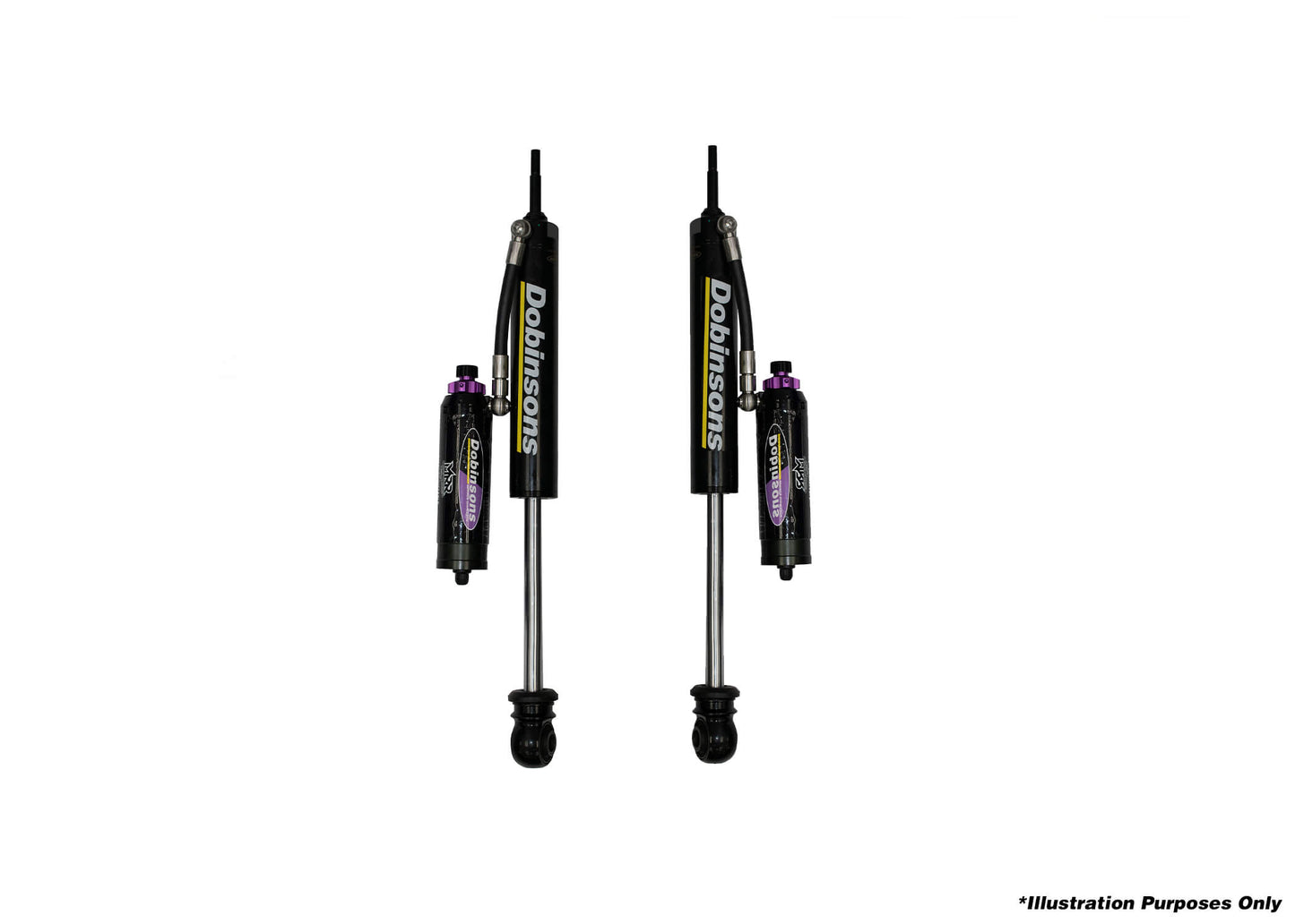 Rear MRR 3-way Adjustable Shocks for Toyota Land Cruiser 80/100 series 1990-1997 for 0-3" of Lift