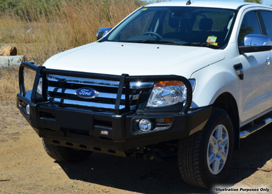 Dobinsons 4x4 Classic Black Deluxe Bullbar for Ford Ranger PX (10/2011 - 09/2015) (BU19-3686) - BU19-3686