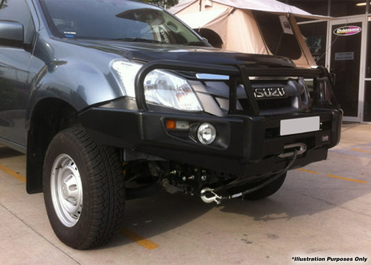 Dobinsons 4x4 Classic Black Deluxe Bullbar for Isuzu D-Max (Mid Year 2012 on) (BU21-3685) - BU21-3685