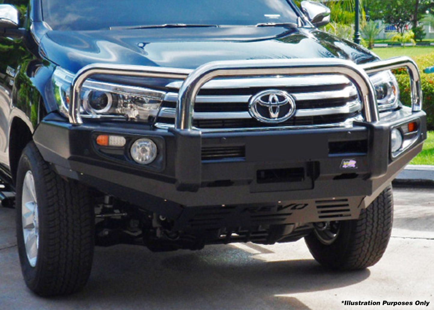 Dobinsons 4x4 Stainless Loop Deluxe Bull Bar for Toyota Hilux Revo N25, N26 (09/2015 on) (BU59-3707) - BU59-3707