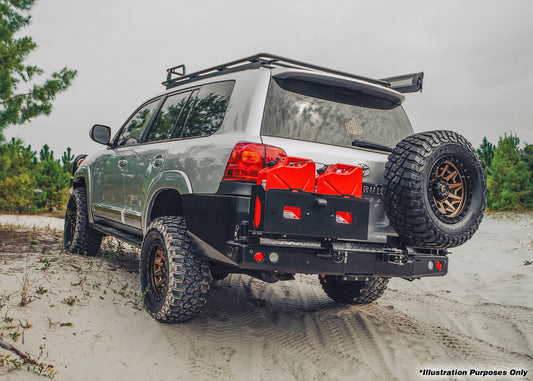 Dobinsons Rear Bumper With Swing Outs for Toyota Landcruiser 200 Series 2008 to 2019 (BW80-4105)