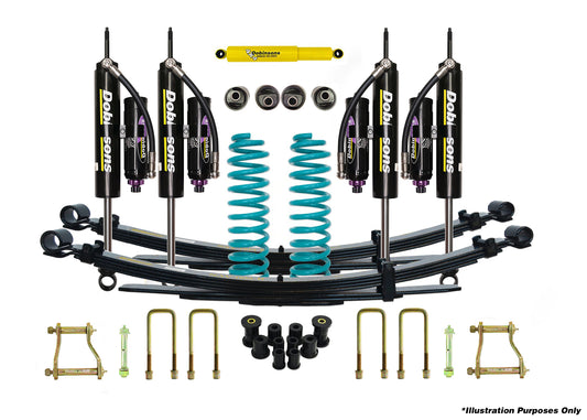 Dobinsons 4x4 1.5"-2.0" MRR 3-Way Adjustable Suspension Kit Landcruiser 76 Series - FZJ76, HZJ76, VDJ76 04/2007 on - DSSKITMRA200