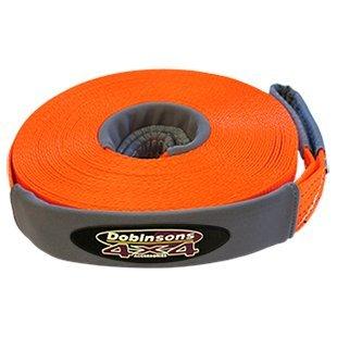 Dobinsons 4x4 65 FT Winch Extension Strap, Safety Orange, Very Compact(WS80-3834) - WS80-3834