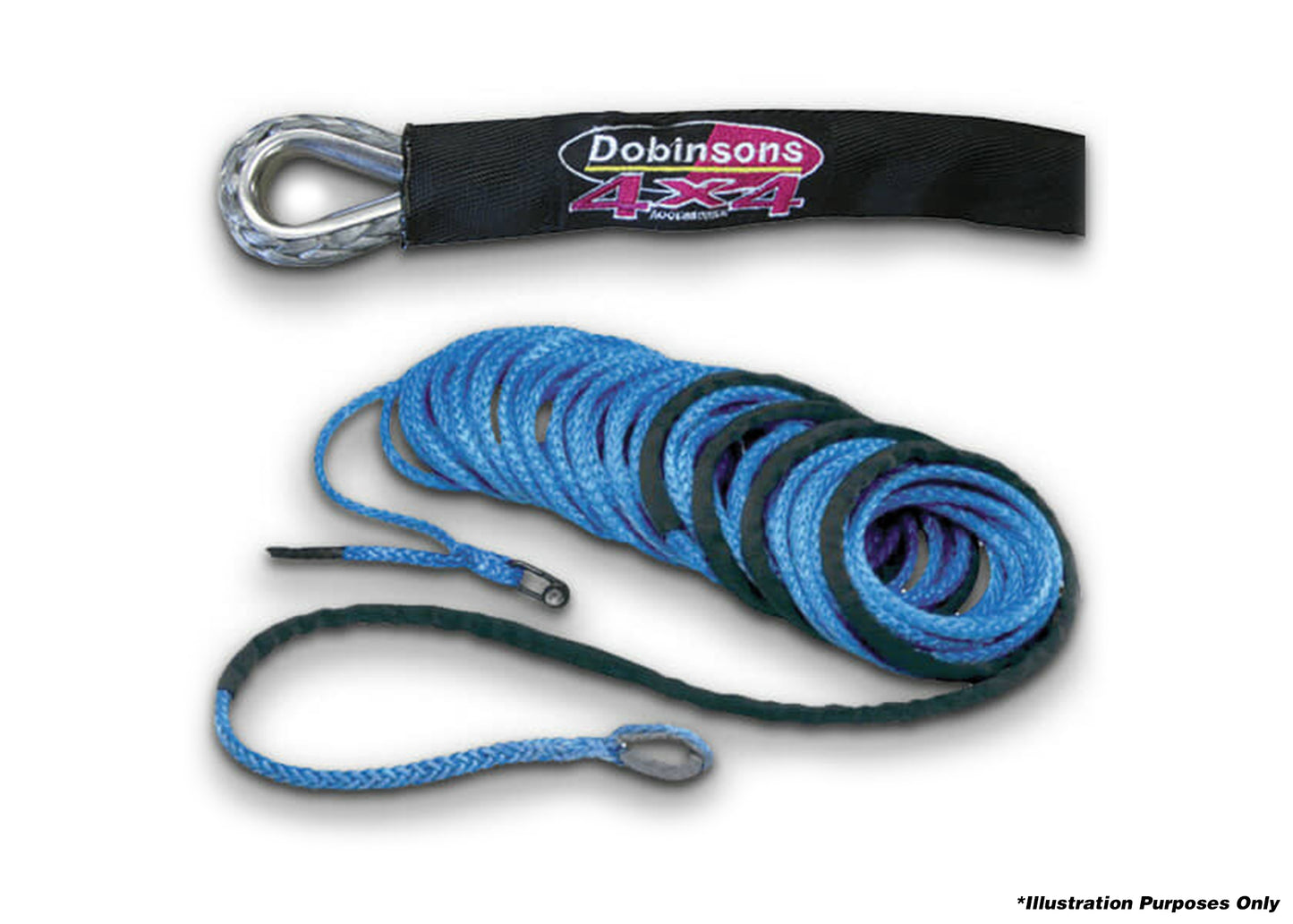 Dobinsons 4x4 Synthetic Rope (18,000Lb) 30M length(98ft)(EW80-3822) - EW80-3822