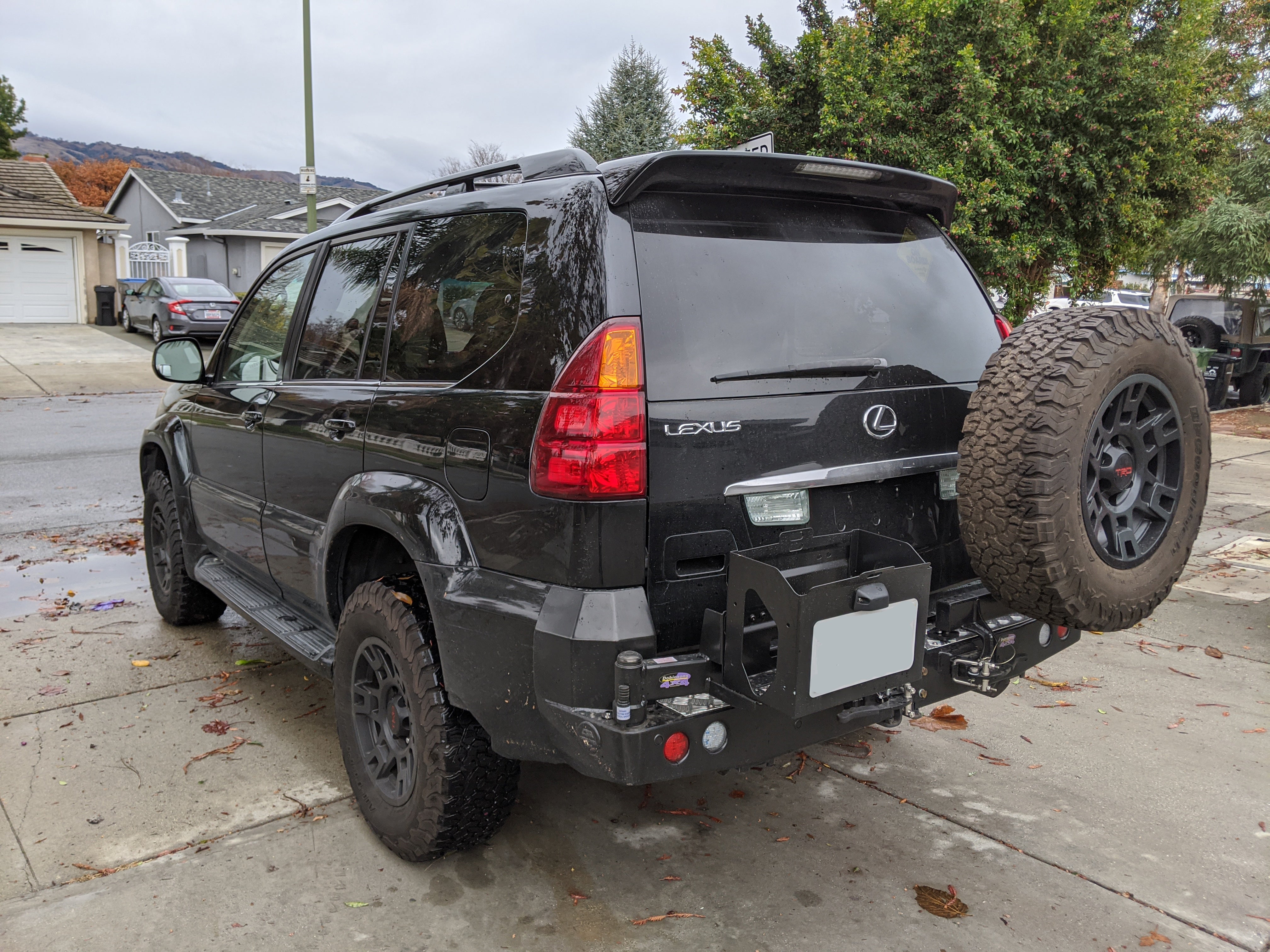 Dobinsons Rear Bumper With Swing Outs for Toyota Prado 120 & Lexus GX470 (BW80-4121)