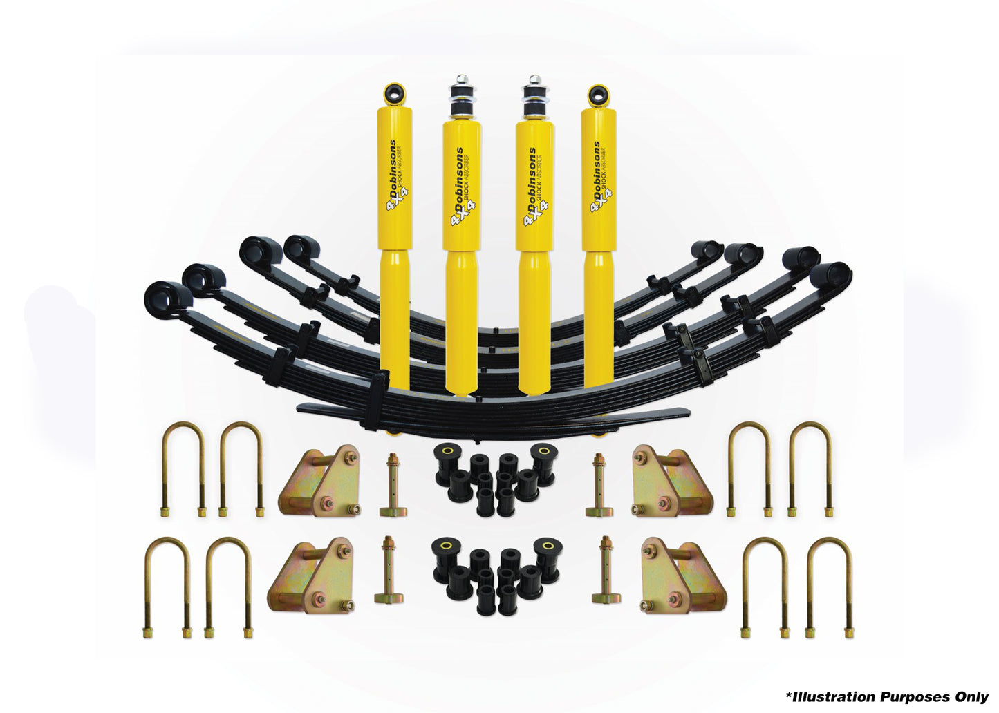 Dobinsons 4x4 Full Suspension Kit for Toyota Landcruiser 70 Series - HZJ70 , HZJ73 , PZJ70 , PZJ73 1990 to 1999 - DSSKIT90 - DSSKIT90