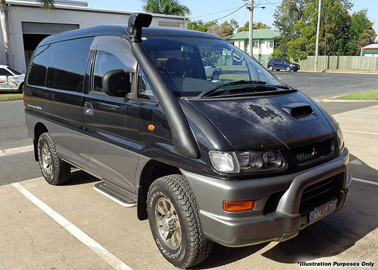 Dobinsons 4x4 Snorkel Kit for Mitsubishi Delica L400 SpaceVan, 1994 to 2006 for 2.5L Diesel Engine - SN43-3451