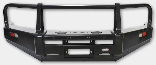 DOBINSONS BULL BAR CLASSIC BLACK FOR TOYOTA LAND CRUISER 76 , 78 , 79 SERIES 2007-2016 NARROW CHASSIS - BU59-3506