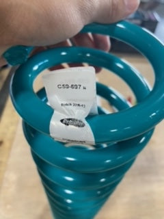 DOBINSONS SCRATCH AND DENT COIL SPRINGS PAIR - C59-697